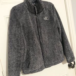 The North Face Gray/Black Marbled Osito Fleece Jacket